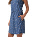Stio Women's Mountain Flow Dress Vintage Indigo Floral Image 06