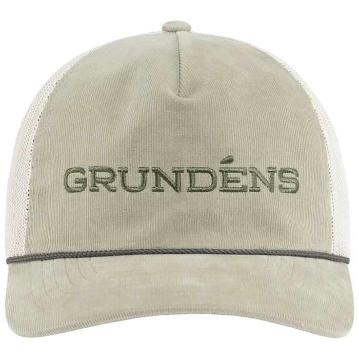 Grundens Cord Wordmark Trucker Light Olive Image 01