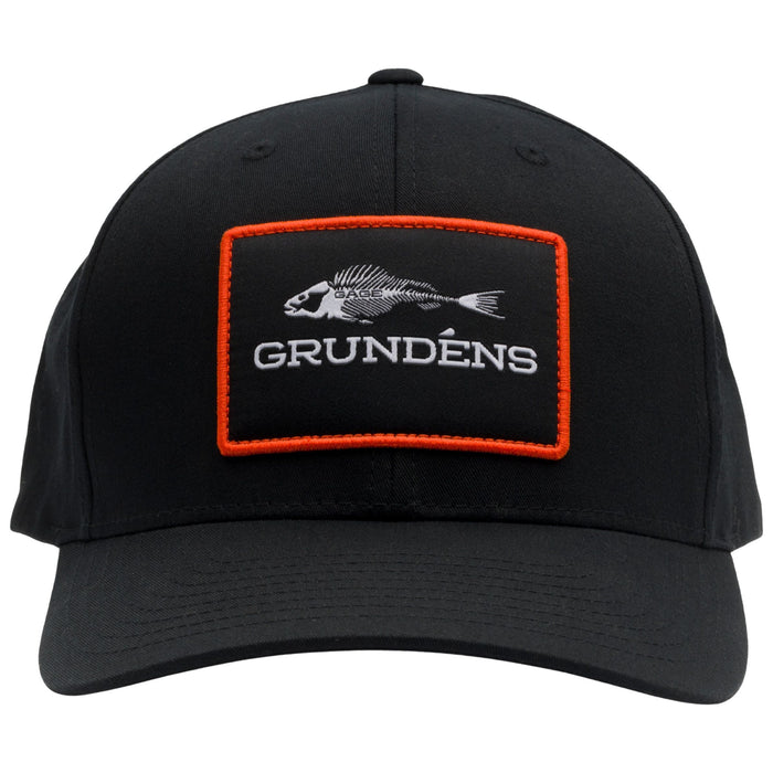 Grundens Fish Bones Trucker 312 Black / Charcoal Image 01