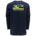 Grundens Men's Commercial Boat LS T-Shirt Dark Navy Image 01