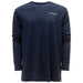 Grundens Men's Commercial Boat LS T-Shirt Dark Navy Image 02