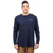 Grundens Men's Commercial Boat LS T-Shirt Dark Navy Image 03