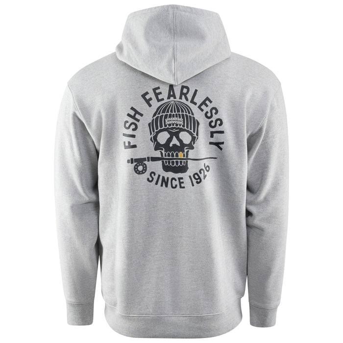 Grundens Men's DeadStick Hoodie Athletic Heather Image 01
