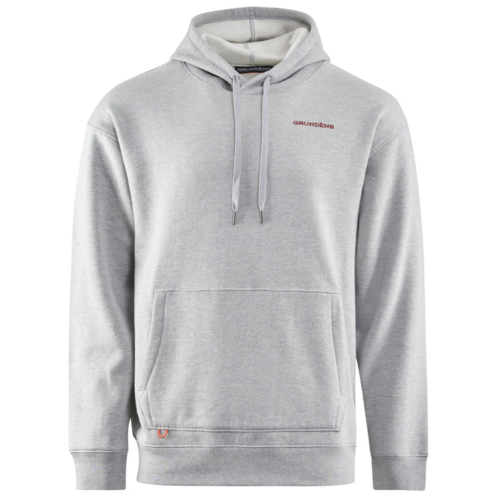 Grundens Men's Octo-Trout Displacement DWR Hoodie Athletic Heather Image 02