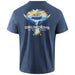 Grundens Men's Tuna Tailscape SS T-Shirt Dark Navy Image 01