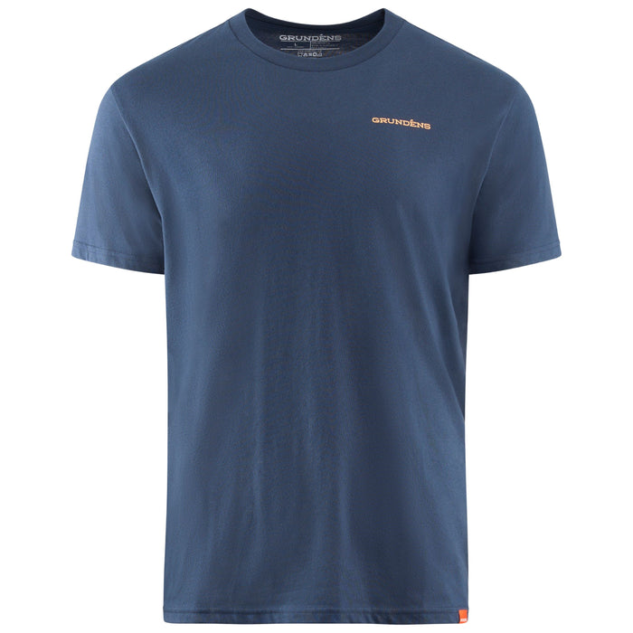 Grundens Men's Tuna Tailscape SS T-Shirt Dark Navy Image 02
