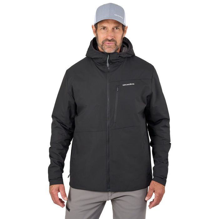 Grundens Men's Turbulence Hybrid Hoodie Black Image 04