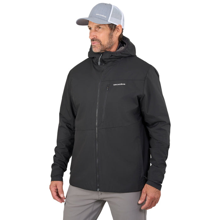 Grundens Men's Turbulence Hybrid Hoodie Black Image 05