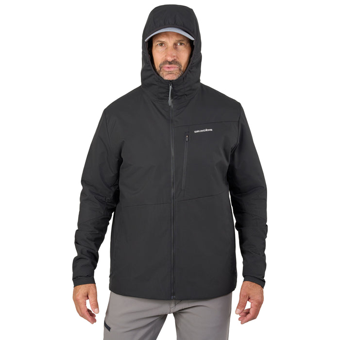 Grundens Men's Turbulence Hybrid Hoodie Black Image 07