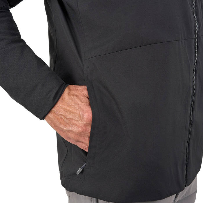 Grundens Men's Turbulence Hybrid Hoodie Black Image 12