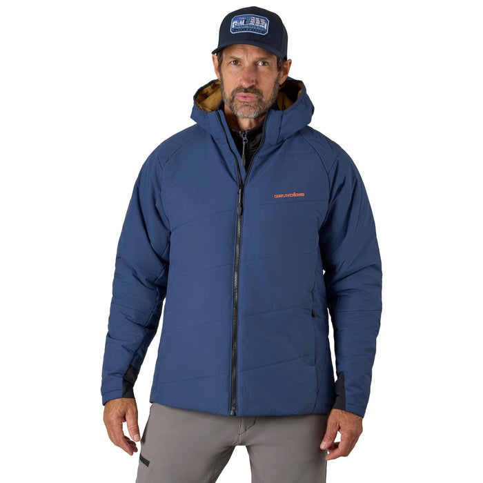 Grundens Men's Turbulence Insulated Hoodie Navy Strength Image 04