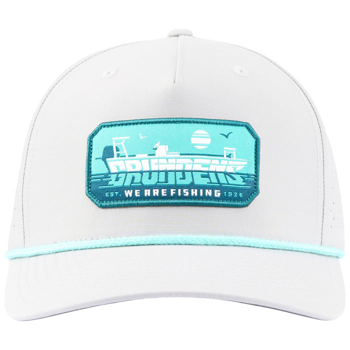 Grundens Skiffscript Vented Hat Silver Image 01