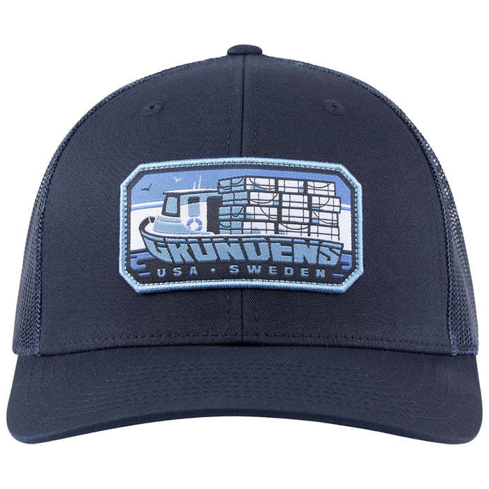 Grundens Trapper Trucker Navy Image 01