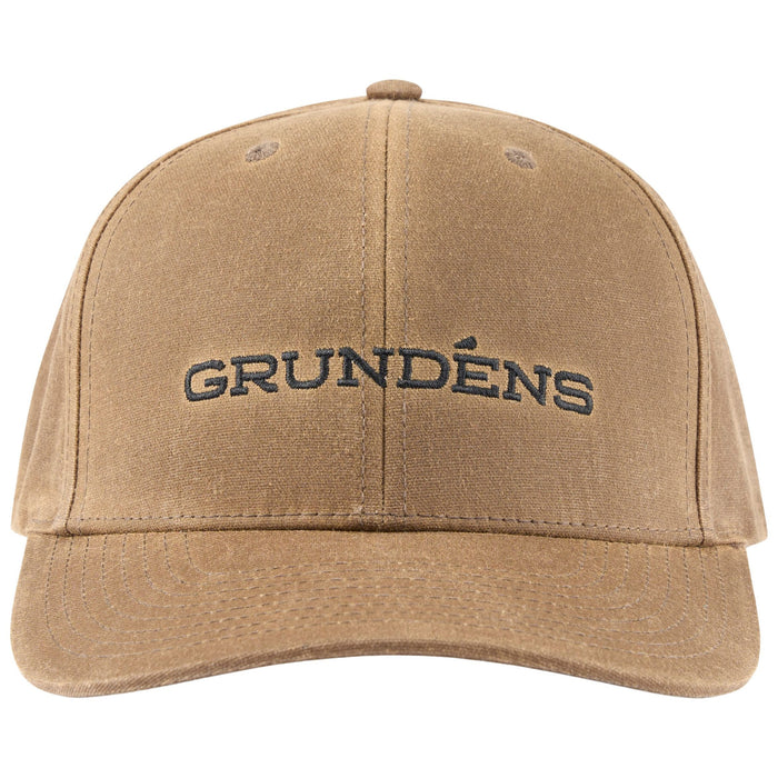 Grundens Wordmark Waxed Trucker Brown Image 01