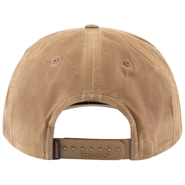 Grundens Wordmark Waxed Trucker Brown Image 02