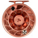 Hatch Custom Brent McCarron Smoking Carp Iconic Large Arbor Fly Reel 7 Plus Copper / Merlot Image 01