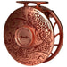 Hatch Custom Brent McCarron Smoking Carp Iconic Large Arbor Fly Reel 7 Plus Copper / Merlot Image 03