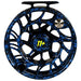 Hatch Custom Dark Matter Iconic Large Arbor Fly Reel 11 Plus Black-Blue / Green Image 02
