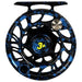 Hatch Custom Dark Matter Iconic Large Arbor Fly Reel 3 Plus Black-Blue / Green Image 02