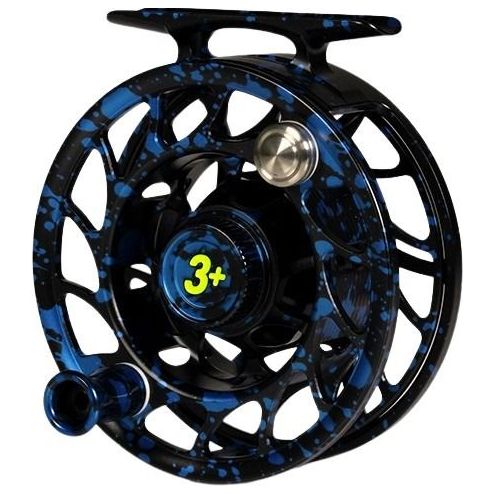 Hatch Custom Dark Matter Iconic Large Arbor Fly Reel 3 Plus Black-Blue / Green Image 04