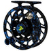 Hatch Custom Dark Matter Iconic Large Arbor Fly Reel 3 Plus Black-Blue / Green Image 04