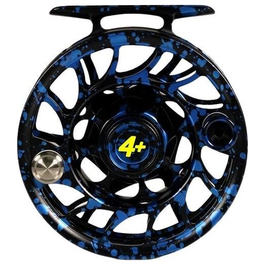 Hatch Custom Dark Matter Iconic Large Arbor Fly Reel 4 Plus Black-Blue / Green Image 02