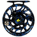 Hatch Custom Dark Matter Iconic Large Arbor Fly Reel 4 Plus Black-Blue / Green Image 02
