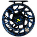 Hatch Custom Dark Matter Iconic Large Arbor Fly Reel 7 Plus Black-Blue / Green Image 02