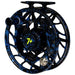Hatch Custom Dark Matter Iconic Large Arbor Fly Reel 7 Plus Black-Blue / Green Image 04