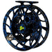 Hatch Custom Dark Matter Iconic Large Arbor Fly Reel 9 Plus Black-Blue / Green Image 04