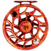 Hatch Custom Magma Iconic Large Arbor Fly Reel 11 Plus Red-Orange Splatter / Black Image 02