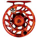 Hatch Custom Magma Iconic Large Arbor Fly Reel 3 Plus Red-Orange Splatter / Black Image 02