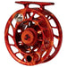 Hatch Custom Magma Iconic Large Arbor Fly Reel 3 Plus Red-Orange Splatter / Black Image 04