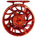 Hatch Custom Magma Iconic Large Arbor Fly Reel 4 Plus Red-Orange Splatter / Black Image 01