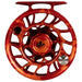 Hatch Custom Magma Iconic Large Arbor Fly Reel 4 Plus Red-Orange Splatter / Black Image 02