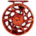 Hatch Custom Magma Iconic Large Arbor Fly Reel 5 Plus Red-Orange Splatter / Black Image 01