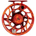 Hatch Custom Magma Iconic Large Arbor Fly Reel 7 Plus Red-Orange Splatter / Black Image 02
