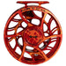 Hatch Custom Magma Iconic Large Arbor Fly Reel 9 Plus Red-Orange Splatter / Black Image 01