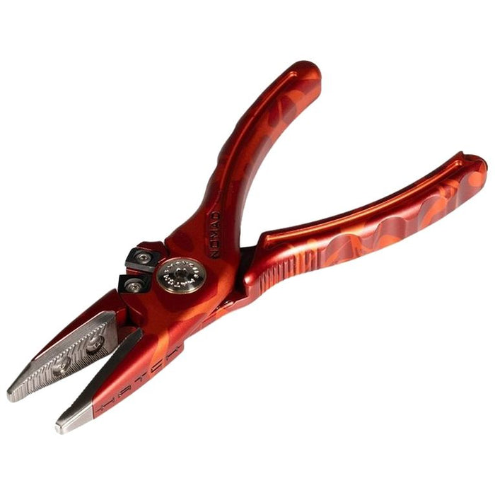 Hatch Custom Magma Nomad 2 Pliers Red-Orange Splatter / Black Image 04