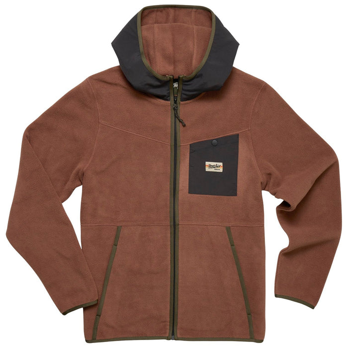 Howler Brothers Free Range Hooded Jacket Mink Brown Image 01