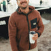 Howler Brothers Free Range Hooded Jacket Mink Brown Image 06