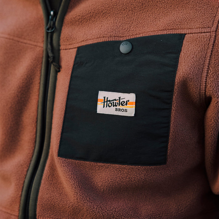 Howler Brothers Free Range Hooded Jacket Mink Brown Image 07