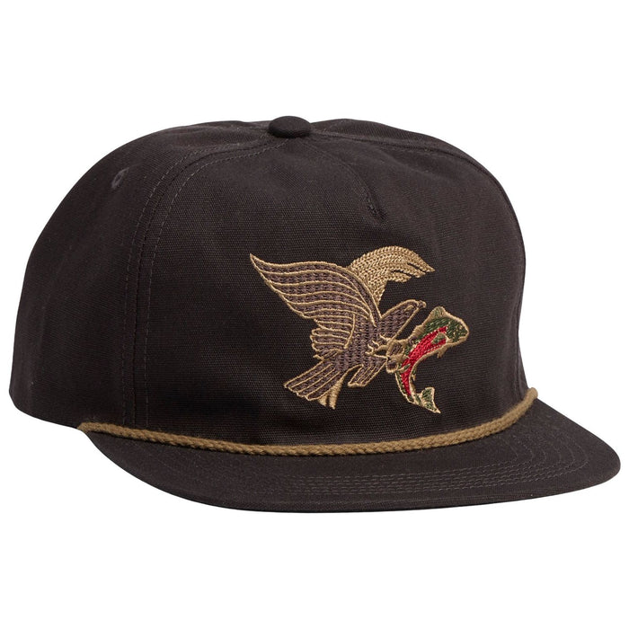 Howler Brothers Osprey Prey Unstructured Snapback Hat Black Twill Image 01