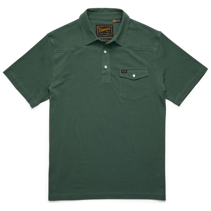 Howler Brothers Ranchero Polo Fern Green Image 01