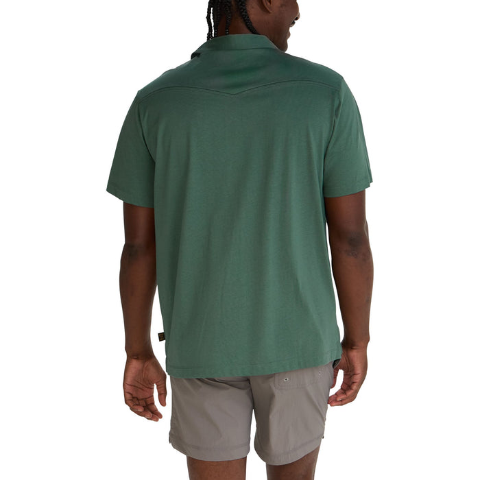 Howler Brothers Ranchero Polo Fern Green Image 05