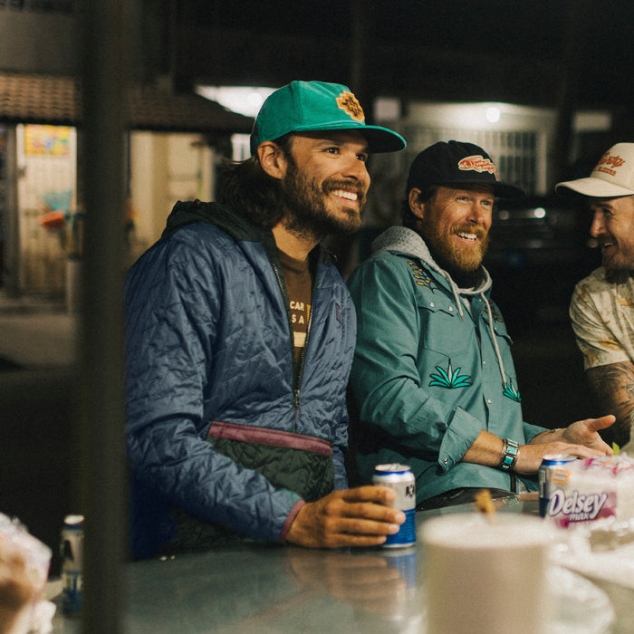 Howler Brothers Voltage Quilted Pullover Winter Sky Image 06