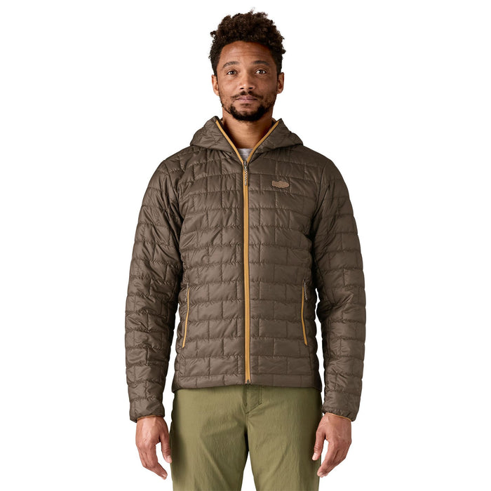 Patagonia Men's Nano Puff Fitz Roy Trout Hoody Otter Brown Image 03