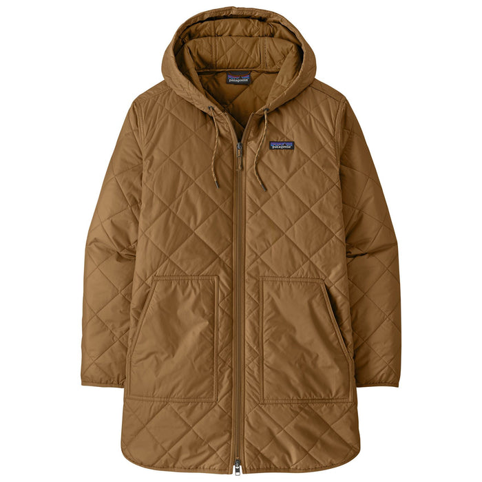 Patagonia Women's Diamond Quilted Parka Deer Brown Image 01
