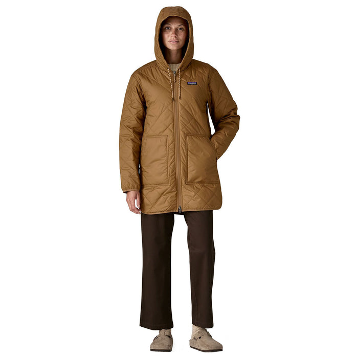Patagonia Women's Diamond Quilted Parka Deer Brown Image 02