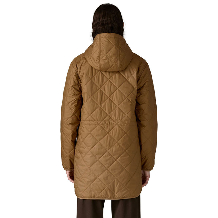 Patagonia Women's Diamond Quilted Parka Deer Brown Image 04